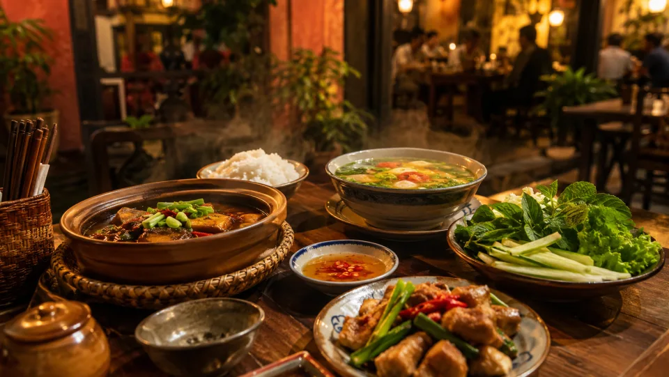 Nhân viên đang pha chế